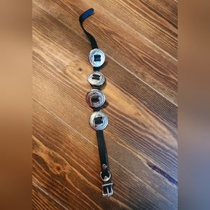 Leather Concho Choker